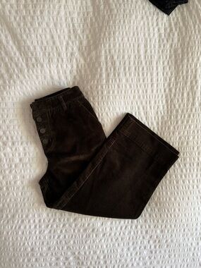 Oak + Fort corduroy wide-leg pants